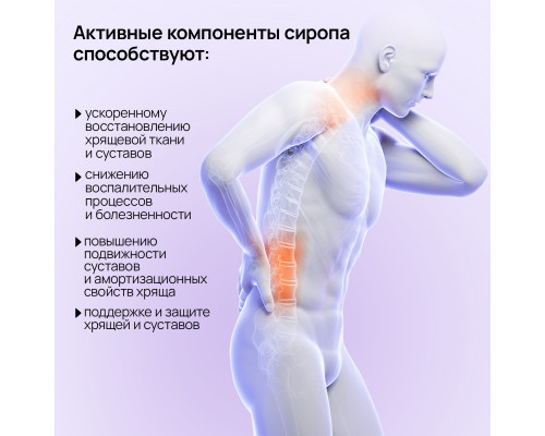 Травяной сироп с глюкозамином, хондроитином и MSM